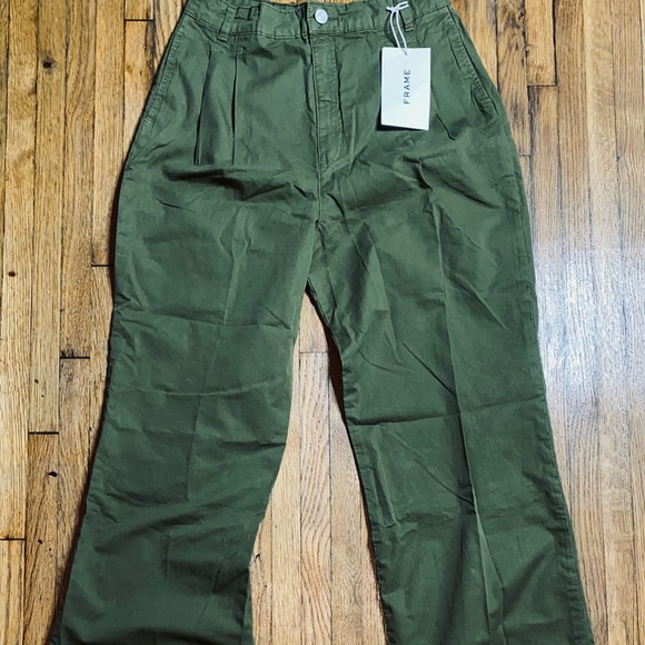 FRAME PLEATED CHINO SURPLUS PANT SIZE 25 - Picture 11 of 15